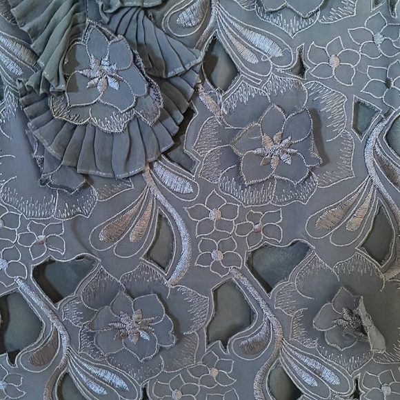 BCBG Floral Appliqué Mini Dress - Picture 4 of 6